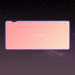 Alfombrilla de Escritorio Luminosa de Lujo CZFIT, Multifuncional, Resistente al Desgaste y Antideslizante, Suave al Tacto, Personalizable - Product Image 2