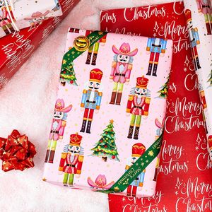 Pink <b>Nutcracker</b> Wrapping Paper 17 In X 33 Ft Christmas Gift Wrap Recyclable Single Side Craft Packaging Paper - Product Image 2