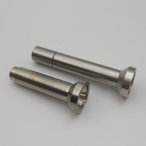 Vis à tête hexagonale fendue à épaule plate en acier au carbone/titane/alliage d'aluminium haute résistance personnalisées, galvanisées - Product Image 6