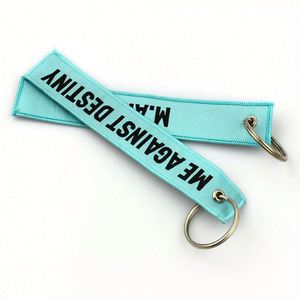 Low Moq Custom Woven Keychain Thread Wallet Key Chain with Short <b>Lanyard</b> - Product Image 1