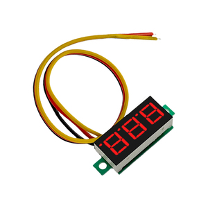 โวลต์มิเตอร์ดิจิตอลแบบ 3 สาย OKY4094-1 0-100V ไฟ LED สีแดง ขนาด 0.28 นิ้ว - Product Image 3