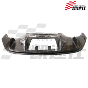 Diffuseur arrière en fibre de carbone mate style <span class=keywords><strong>GT</strong></span>, fibre de carbone brillante, pour <span class=keywords><strong>Audi</strong></span> <span class=keywords><strong>R8</strong></span> V10, lèvre de pare-chocs arrière - Product Image 3