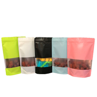 Sac zip-lock en plastique BOPP personnalisé sac refermable en mylar pour les fruits de mer congelés lait gelée chewing-gum en conserve