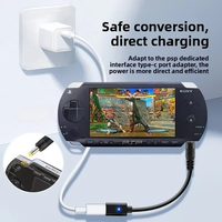 Câble USB C pour PSP1000 2000 3000, adaptateur de charge pour manette, cordon de conversion LED Type C pour console de jeu Sony PSP 3000, câble d'alimentation