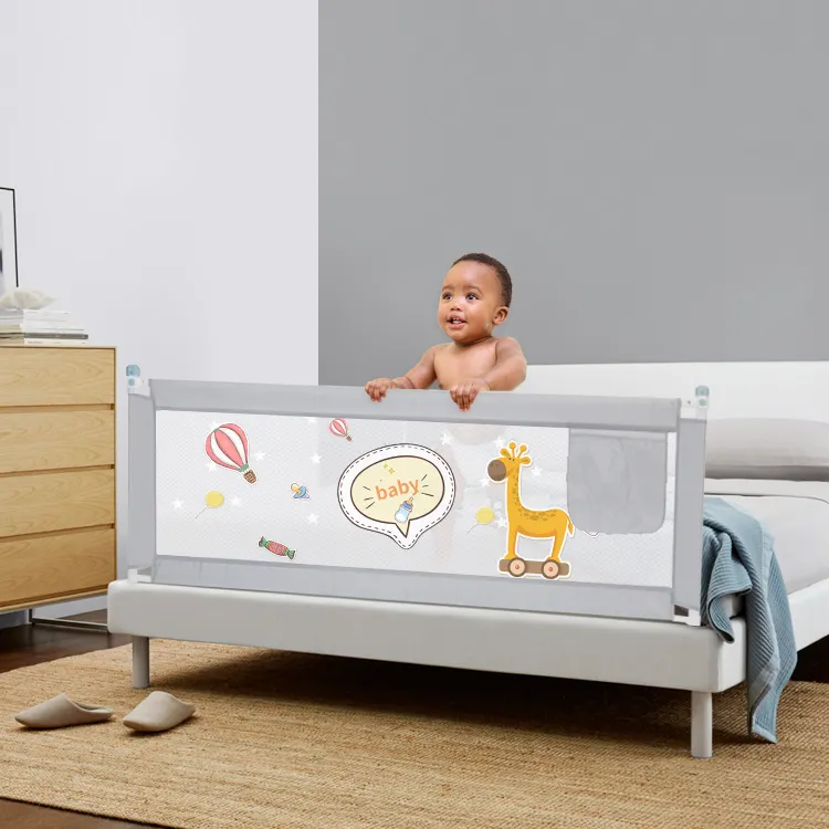 Новый дизайн, регулируемое ограждение для детской кровати
