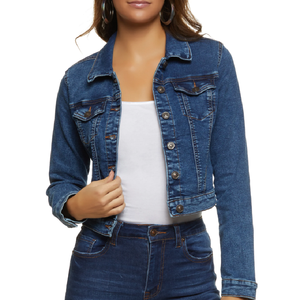 Holesale uality IGH uality OEasasasual shion Lim it versize Denim eneans acket For omen anarandela ROM angladesh - Product Image 6