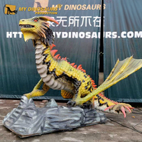 Mon robot décoratif de parc extérieur Dino AW006, dragon animatronique volant, à vendre
