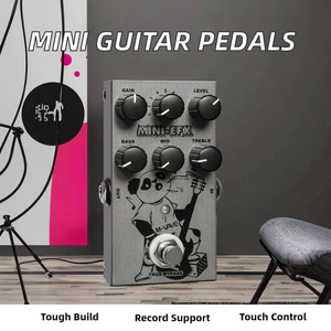 Pédale d'Effets de Guitare Unique MINI-EFX M-VAVE True Bypass Overdrive Distortion Boîtier Métallique Pédale Multi-effets pour Guitare - Product Image 2