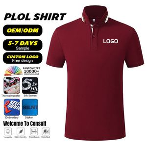 Camisas Polo de Algodón de Marca de Lujo para Hombre y Mujer, Antiarrugas, Ropa de Trabajo, Venta al Por Mayor, Camisas Polo Personalizadas - Product Image 2