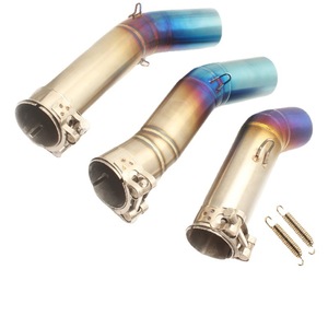 ข้อต่อท่อไอเสียรถจักรยานยนต์ Qp Qiaopai สำหรับ Suzuki Gsxr1000 Sxs1000 Sv650 Gsxr750 Gsr400 Gsx250 พร้อมฉนวนกันความร้อน - Product Image 1