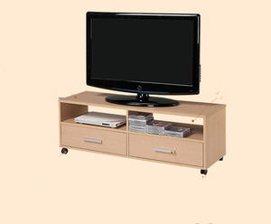 Meuble d'appartement Console TV en bois Banc de <span class=keywords><strong>télévision</strong></span> Unité murale Meuble TV en verre - Product Image 3