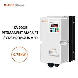 ไดรฟ์ปรับความถี่แบบกันน้ำ KV90QE จากโรงงานโดยตรง สำหรับมอเตอร์ 3 เฟส 220V 380V 0.75KW ตัวควบคุมความเร็ว VFD - Product Image 4