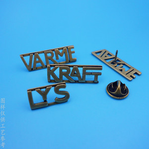 Broche Personalizado de Aniversario, Redondo, Chapado en Oro, Acero Inoxidable, Unisex, para Celebración - Product Image 4