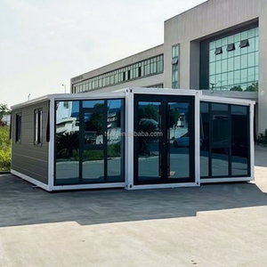 Mobile Living Villa 20 pieds 40 pieds Hôtel pliant de luxe Guesthouse 2 3 chambres Maison préfabriquée en conteneur extensible - Product Image 1