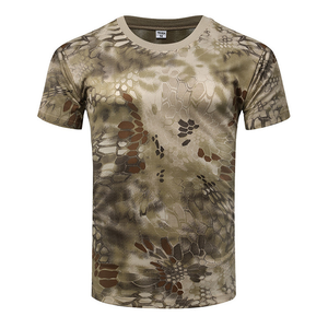 DF131 T-shirts et shorts à col rond pour étudiants, séchage rapide, respirants, pour l'été et les activités en campus, plusieurs couleurs camouflage, en stock - Product Image 5