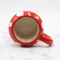 Mug à café en céramique personnalisable, écologique, vert, avec motif de champignon de dessin animé, garçon/fille, couple étudiant