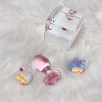 Estimulación vaginal y anal Cuentas de cristal de alta calidad Anal Butt Plug Glass Dildo Pene Juguetes sexuales para juguete anal Masculino