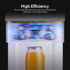 Máquina Selladora de Latas Automática Multifuncional para Bebidas y Té de Burbujas, Eléctrica 220V/110V, Personalizable, de Hierro y Aluminio, en Oferta - Product Image 2