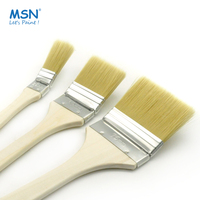 MSN 1360 pinceaux muraux manche en bois pour radiateur avec filament synthétique