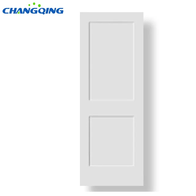 Primed Hollow Core Shaker White Swing Modern Room Door Interior Apartment Composite wood 1P finito