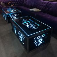 Mobili da bar Cool/discoteca/KTV/ night club/tavolo a led cubo narghilè mobili da salotto set da tavolo