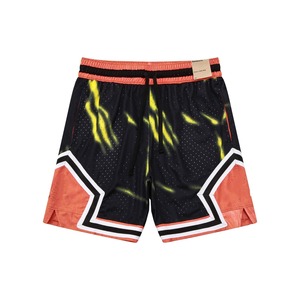 Shorts de basket-ball en toile personnalisés par sublimation pour hommes, taille mi-haute, athlétiques, imprimés par transfert thermique, dessin animé, séchage rapide, respirant - Product Image 6