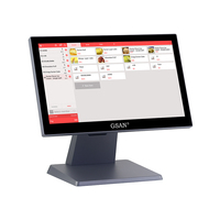 Sistema POS de Escritorio con Pantalla Táctil Todo en Uno de 15.6'' Directo de Fábrica, Caja Registradora con Sistema POS de Windows, Máquina de Pago de Pedidos para Restaurante