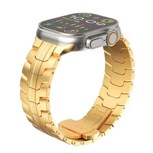 <span class=keywords><strong>Correa</strong></span> de reloj Iron Man de acero inoxidable para <span class=keywords><strong>Apple</strong></span> <span class=keywords><strong>Watch</strong></span> Series 9 8 ultra 7 6 5 4 3 2 1 SE para Iwatch pulsera <span class=keywords><strong>Correa</strong></span> 49mm - Product Image 5