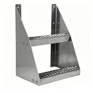 Marchepieds universels robustes en aluminium classe 8 pour camions semi-remorques, avec plaque de fixation antidérapante pour Peterbilt, Kenworth, Freightliner - Product Image 2