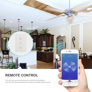 Ledeast FS01-US tuya wifi thông minh quạt trần chuyển đổi cảm ứng điều khiển hỗ trợ lệnh bằng giọng nói với Alexa và Google cuộc sống thông minh - Product Image 5