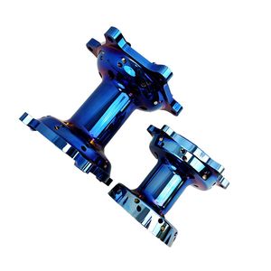 Bujes de Rueda CNC Azul Quemado para CR CRF 125 250 <span class=keywords><strong>450</strong></span>, Juego de Bujes de Aluminio Anodizado Rojo de Alta Durabilidad para Motocross y <span class=keywords><strong>Supermoto</strong></span> - Product Image 4