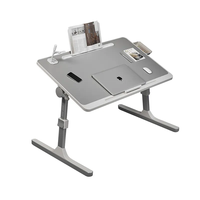 Support d'ordinateur portable réglable en bois, bureau pliable pour ordinateur portable, bureau d'ordinateur sur lit, adapté au bureau, fabricant chinois, prix compétitif