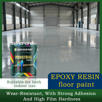 Revêtement époxy multi-couleurs haute performance sept couleurs, personnalisable, pour la rénovation des sols en ciment, revêtement liquide pour sols par pulvérisation