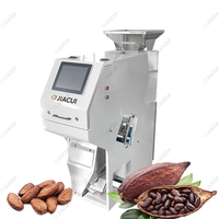 JIACUI Bonne performance HA32 Trieuse de couleurs de cacao et de grains de café à demi-canal avec une précision> 99.99% et une capacité de 0.25 t/h