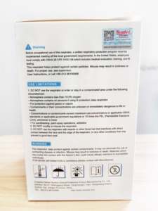 Respirator silikon Niosh <span class=keywords><strong>N95</strong></span>, dapat digunakan kembali untuk penggunaan sehari-hari & Industri tahan debu