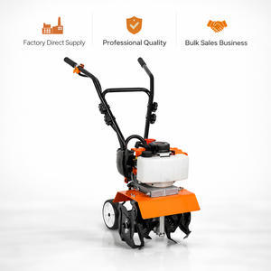 Mini Motozappa a Benzina MYOYT 43cc 1.25KW Motore a 2 Tempi Raffreddato ad Aria Larghezza di Lavoro 25cm Profondità 22cm Serbatoio Carburante 1.2L - Product Image 1