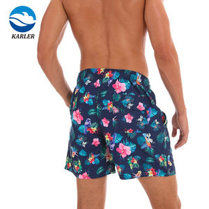 Özel erkek kurulu hızlı kuru plaj erkekler kısa düz pantolon erkek mayo şişman adam mayo streç aşınma şort yüzmek - Product Image 5