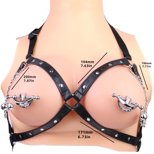 ที่หนีบหัวนมโลหะ QKKQ พร้อมกระดิ่ง ของเล่นทางเพศสำหรับคู่รัก BDSM บอนด์เดจ กระตุ้นความเจ็บปวดที่หัวนม ที่หนีบหัวนม ของเล่นทางเพศ - Product Image 1