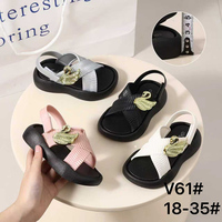 Nouvelles sandales pour enfants, chaussures de plage pour bébés et enfants, antidérapantes, légères, décontractées, sandales de marche pour garçons et filles