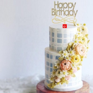 Decoración de <span class=keywords><strong>cumpleaños</strong></span> para niño y niña, decoración de diamantes de imitación para <span class=keywords><strong>tarta</strong></span> de feliz <span class=keywords><strong>cumpleaños</strong></span>, 10th, 16th, 18th, 20th, 21st, 30th, 40th, 50th, 60th - Product Image 3