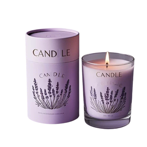 Customized Eco-friendly <b>Paper</b> Tube <b>Box</b> For Aromatherapy Scented Candle <b>Storage</b> - Product Image 2