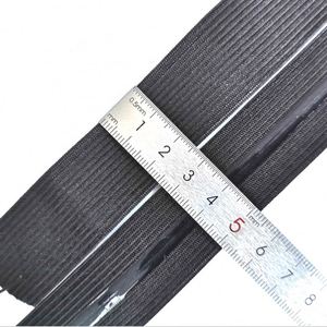 Bande élastique crochetée de 2,5 cm en stock avec revêtement en silicone transparent et grip antidérapant pour vêtements et sangles - Product Image 4