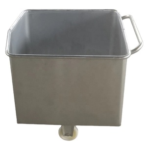 304 Roestvrijstalen Emmer 200l Hopper Trolley - Product Image 4