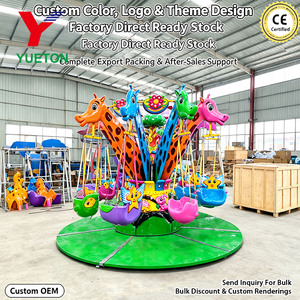 Columpio de Dibujos Animados para Parque de Atracciones, <span class=keywords><strong>Silla</strong></span> Voladora de Jirafa para Niños, Carrusel de Animales, Sillas Voladoras en Venta a Precio Económico - Product Image 6
