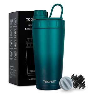 Botella <span class=keywords><strong>de</strong></span> agua reutilizable <span class=keywords><strong>de</strong></span> acero inoxidable <span class=keywords><strong>de</strong></span> 20oz sin BPA, botella coctelera <span class=keywords><strong>de</strong></span> proteína <span class=keywords><strong>de</strong></span> entrenamiento <span class=keywords><strong>de</strong></span> gimnasio TOOFEEL <span class=keywords><strong>de</strong></span> 20oz para batidos <span class=keywords><strong>de</strong></span> proteínas - Product Image 1