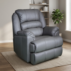 Recliner Sofa BAS PERTH Modern Living Room Genuine Leather Fabric Modular Design Motorise Lift Chair Malaysia Outdoor Dining - Product Image 3