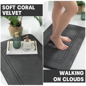 ชุดที่รองแก้วสำหรับห้องน้ำชุดเสื่อปูอินเทอร์เน็ตยุโรป5ชิ้นเมมโมรี่โฟมนุ่มพิเศษ - Product Image 3