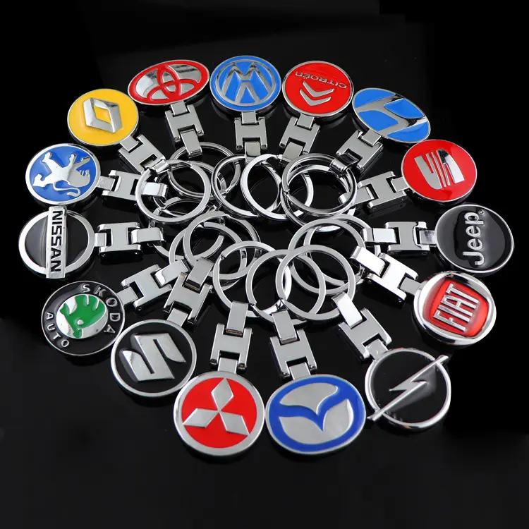 Metal araba anahtarlık erkek anahtarlık araba logosu anahtar kolye otomobil şirketi etkinlik hediyeler anahtarlık