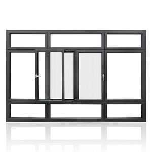 Portes et fenêtres modernes insonorisées et isolées en aluminium, accessoires de profilés en aluminium à <span class=keywords><strong>double</strong></span> <span class=keywords><strong>vitrage</strong></span> - Product Image 1