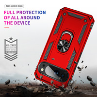 Étui de téléphone avec anneau magnétique en métal pour Google Pixel 10 Pro XL Pixel 9A Pixel 8 Coque de protection antichoc pour téléphone